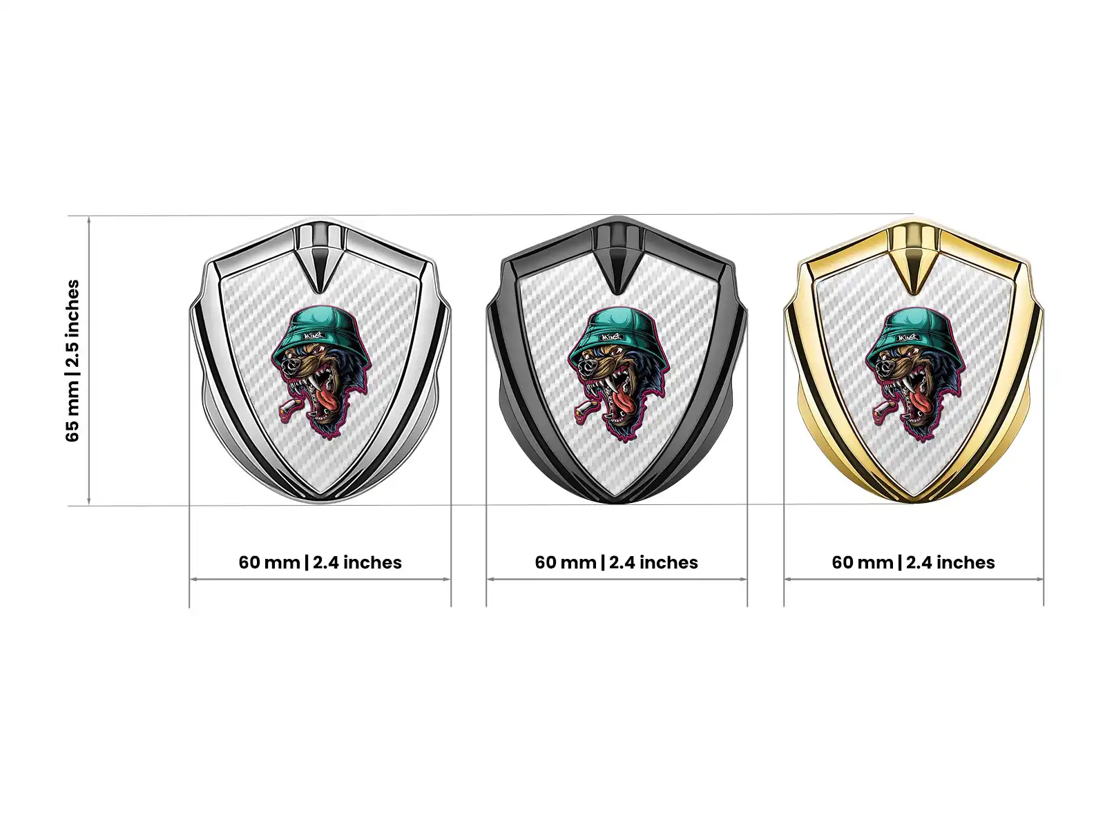 3D Emblem Badge Minimal Modern